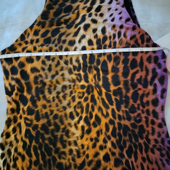 NWT Leopard Print Mini Dress - Picture 6 of 7